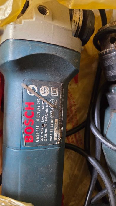 Дрель MSB 500E, болгарка BOSCH