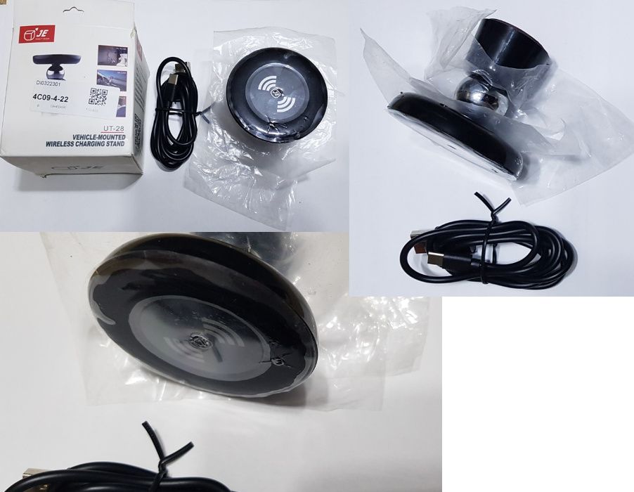 Suport Wireless la telefon. Incărcare rapidă. Negru. Nou!!