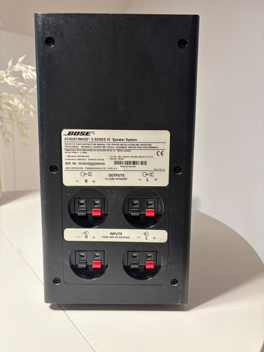 BOSE Acoustimass 3 series IV