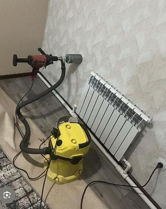 Сухое алмазное бурение / сверления