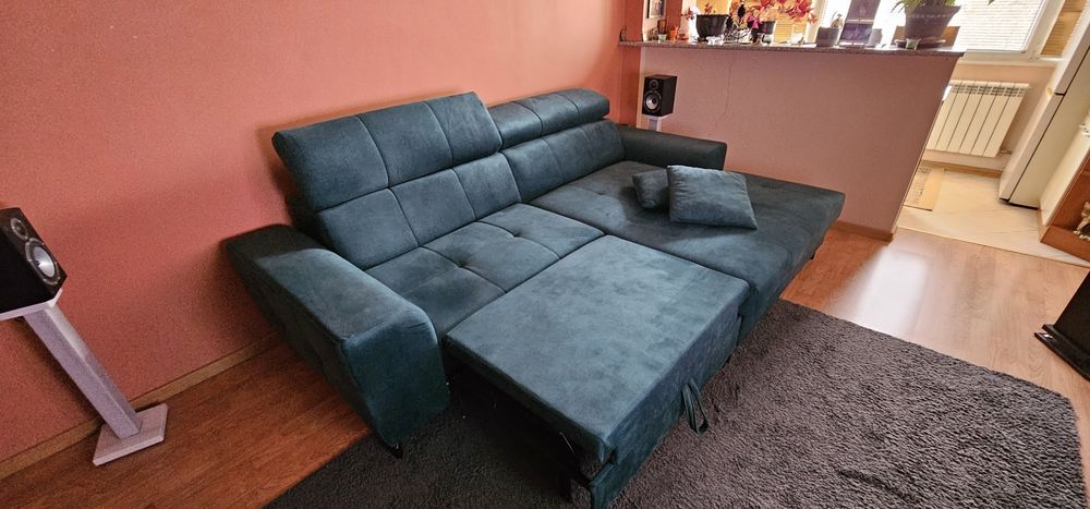 Холна гарнитура с лежанка