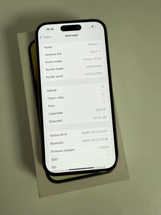 Vand Sau Schimb IPhone 14 PRO Gold 256Gb Neverlocked