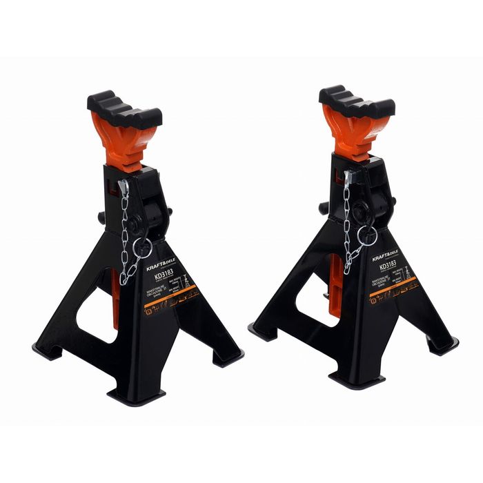 Set 2 capre auto pentru sustinere, capacitate 3 tone, interval de