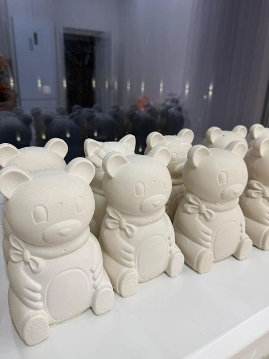 Гипсовые копилки в форме медведя