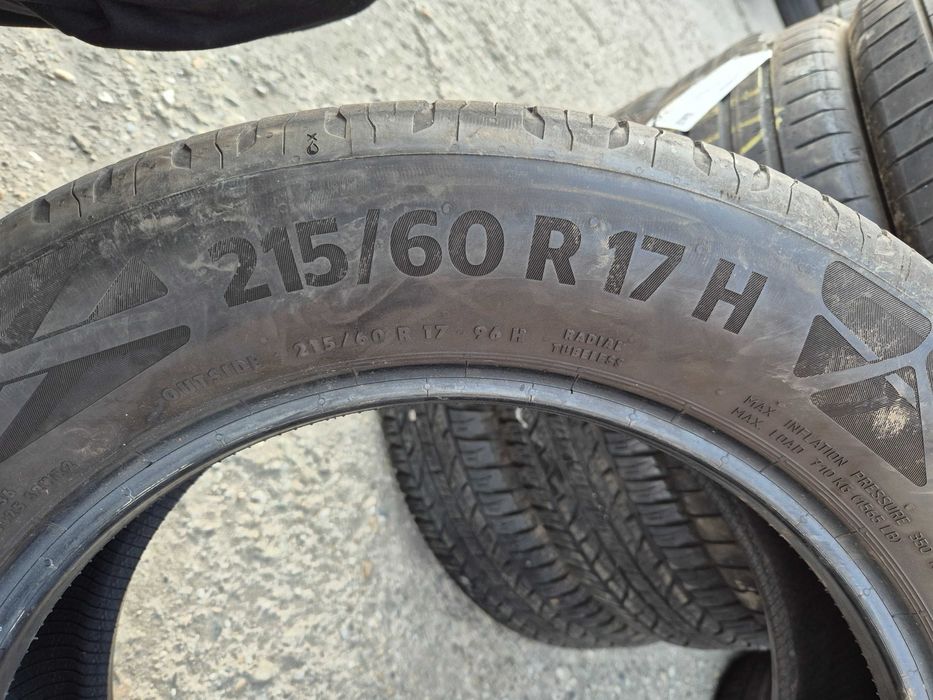 2 Anvelope de VARA - 215/60/17 - Continental 6 - APP NOI - DOT 2022 !