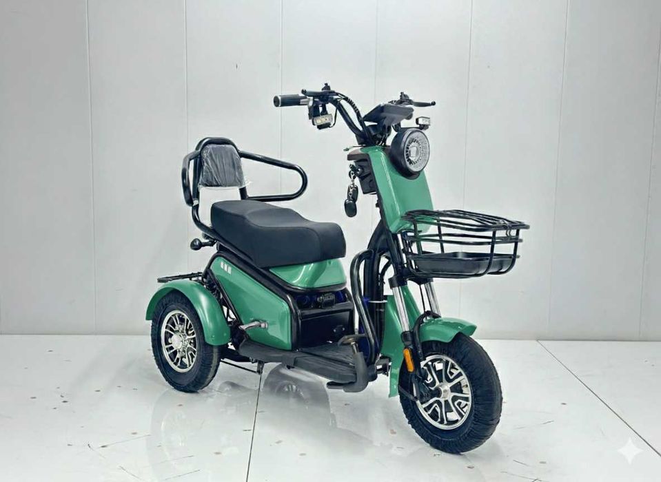 -23%BF Tricicleta electrica 2locuri 600w 60v20ah FULL, FARA PERMIS NOU