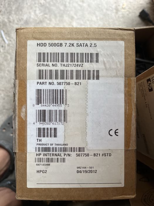 Жесткий диск HDD HP 500 ГБ, 7200 К, 2.5