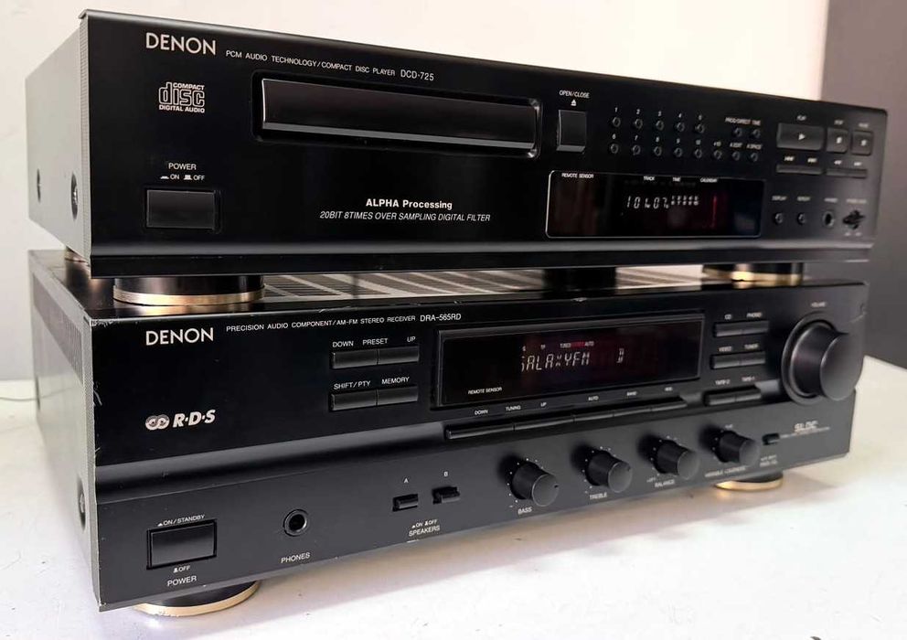 Amplificator Denon DRA-565RD RDS + CD DCD-725 Linie Audio Receiver Stereo Amplificare