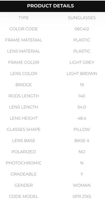 Prada слънчеви очила