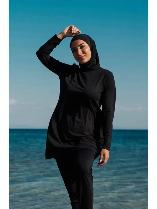 Буркини темно синие