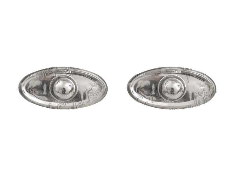 Set lampa semnalizare laterala Peugeot 206, 19; 307, 202005; 407, 202010; 607, 192010, Partner 202005, Citroen Berlingo 20; C2, 202009; C3, 202010; C5, 202008, Xsara, Stg + Dr. tip bec W5W, fara suport