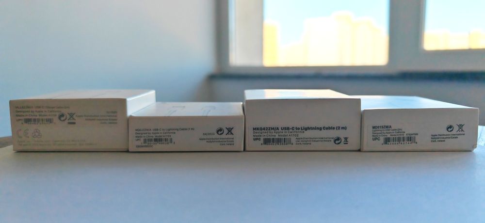 Cablu pentru iPhone  USB C  to USB  C si USB C  to Lightning  original