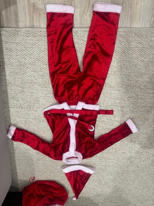 костюм деда мороза+мешок для подарков