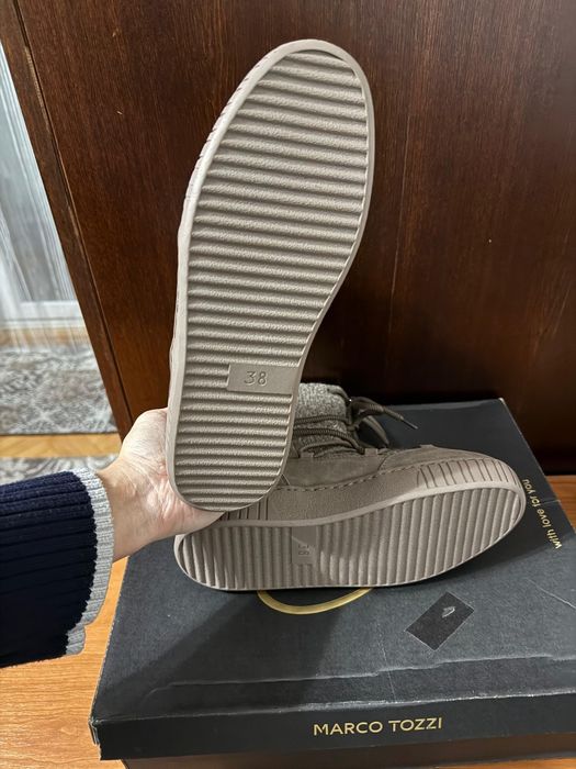 Botine cu șireturi  Marco Tozzi