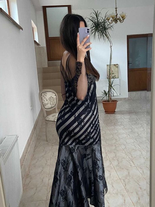 Rochie Agnes Toma, cu ETICHETA, stil sirena: marimea M