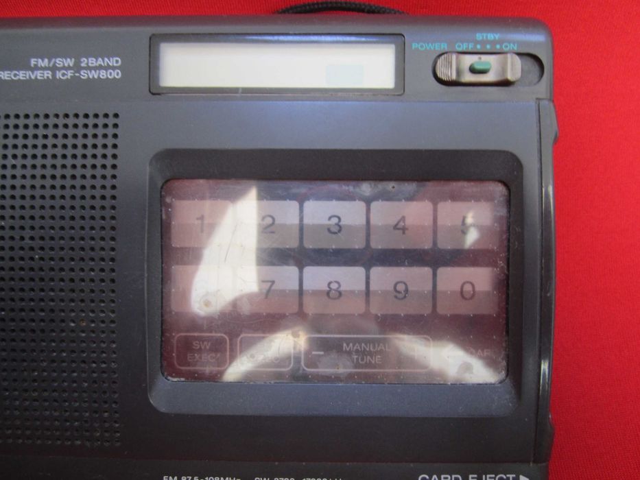 Sony антично Радио ICF-SW800 с 4 карти