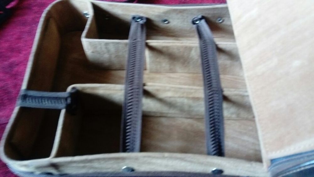 Куфар за професионална фотографска техника нов твърда кожа