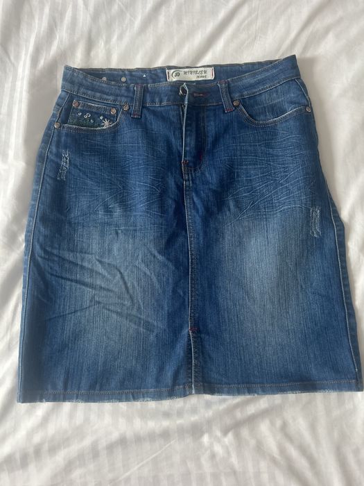 Fusta scurta denim 38