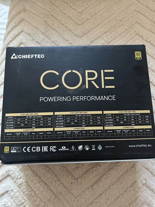 Блок питания Chieftec Core BBS-700S 700W 80 PLUS Gold