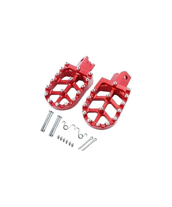 Set 2 scarite aluminiu, universale, pentru motociclete de teren HONDA