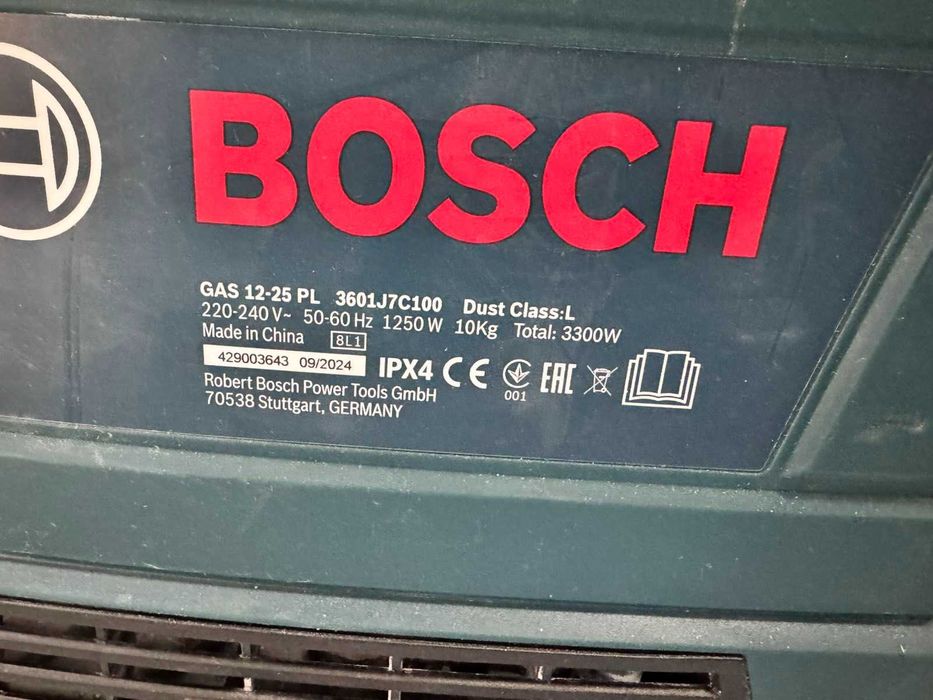 Прахосмукачка за сухо и мокро почистване BOSCH GAS 12-25 PL