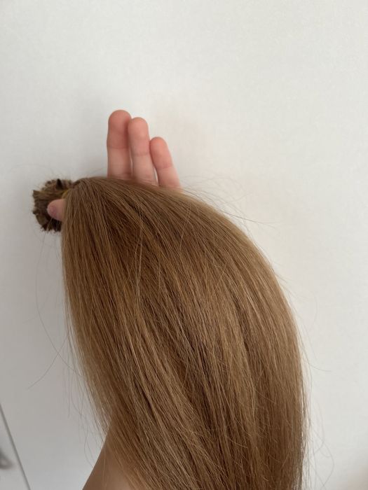 Натуральные волосы(карамельный оттенок)