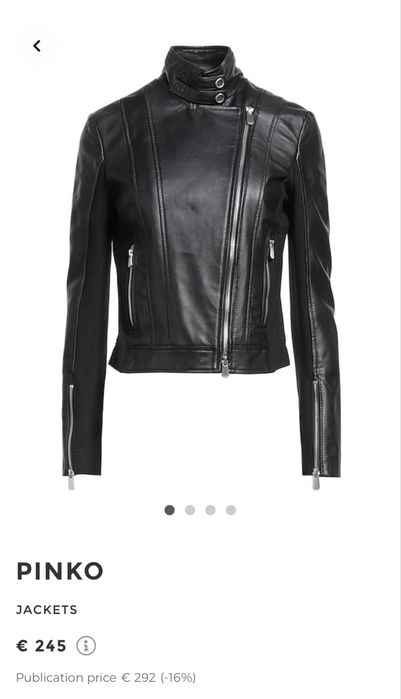PINKO leather jacket