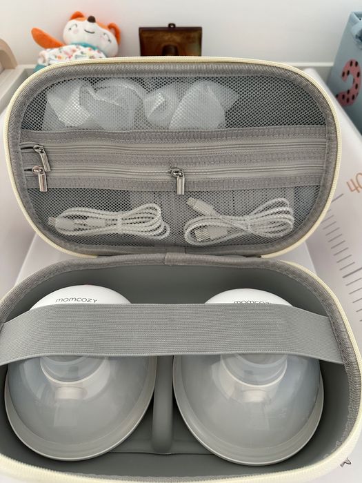 MOMCOZY M5 – Pompa de san Portabila DUBLA, fara durere, 2 bucati