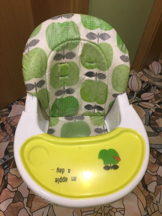 Детско столче за хранене Cosatto 3Sixti Hapi Apples 6м-3год.