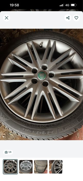 18 цола 5х108 джанти заедно с гумите запазени без следи от употреба