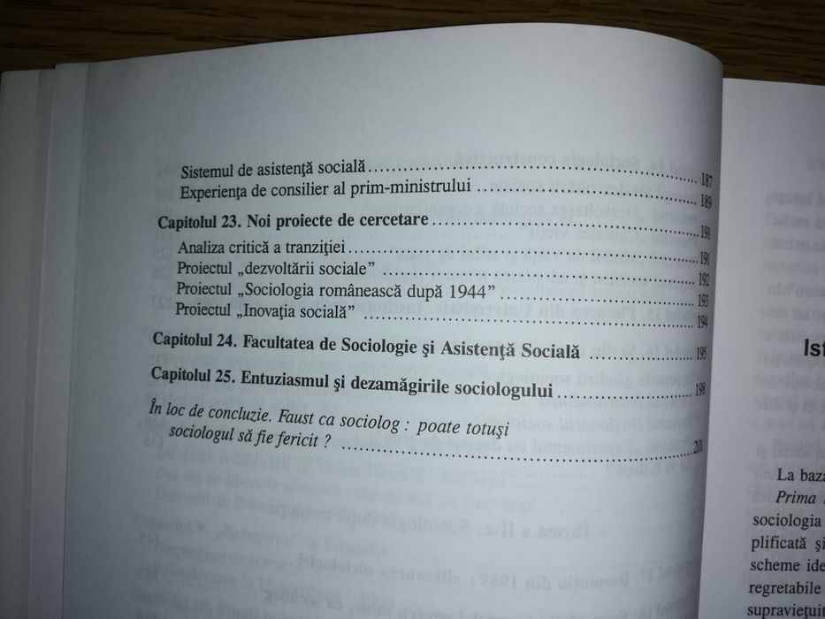 O istorie subiectiva in sociologia romaneasca - Catalin Zamfir