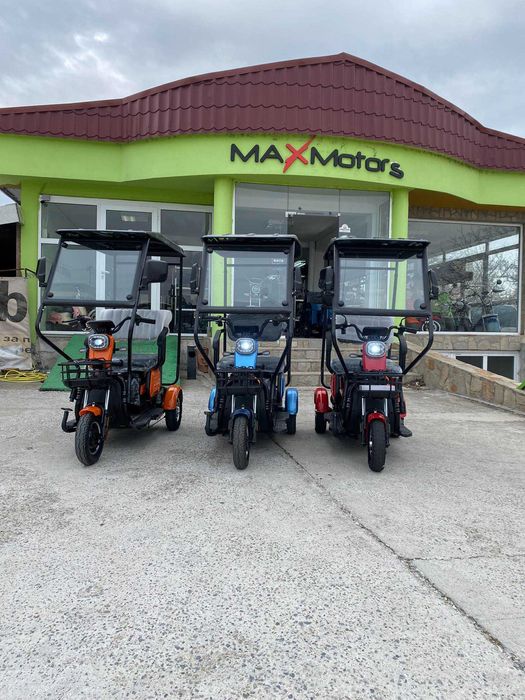 Електрически триместни триколки X1+ 1500-1000W/ 48V/ 20Ah