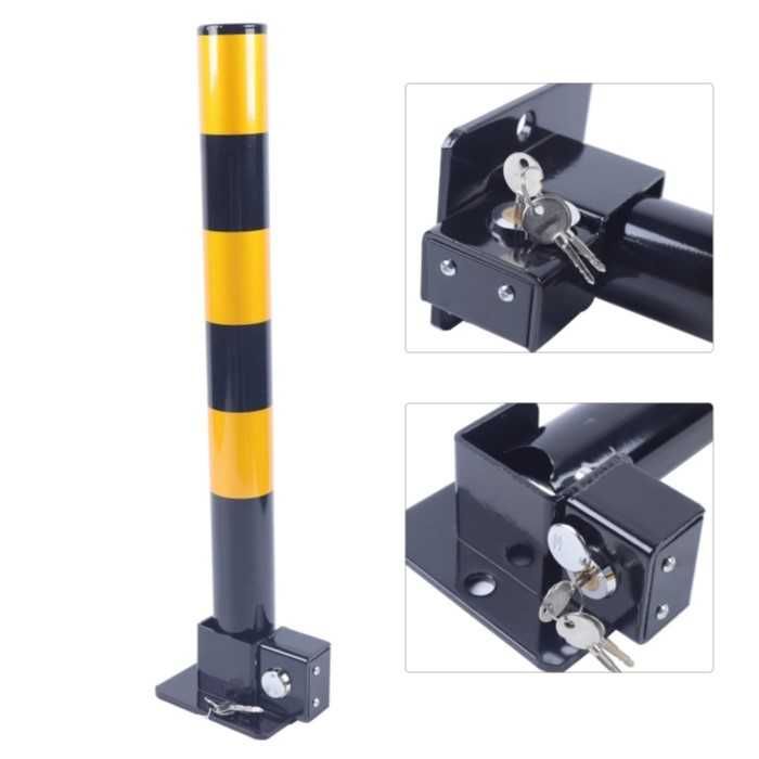 Сгъваемo колче за парко място Automat-С ключалка, Стомана, 60см