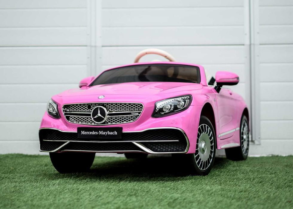 Masinuta electrica pentru copii Mercedes S650 MAYBACH 12V, Pink