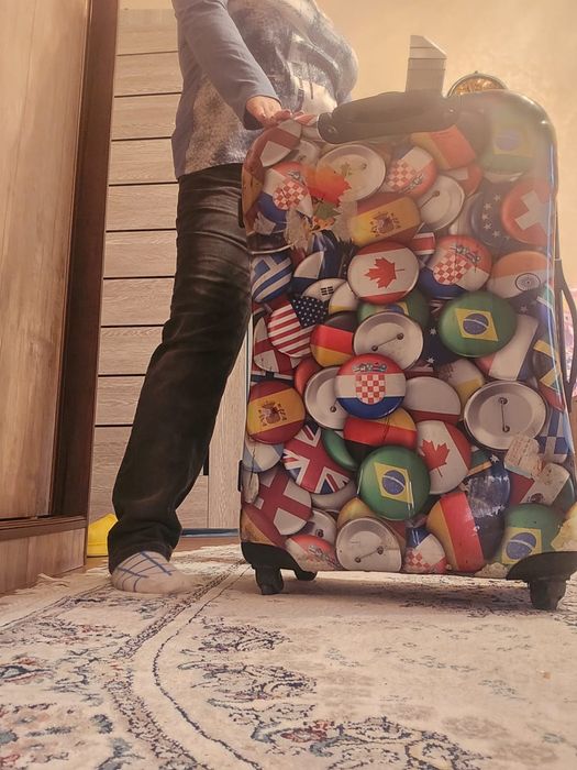 Чемодан ХL в отличном состоянии