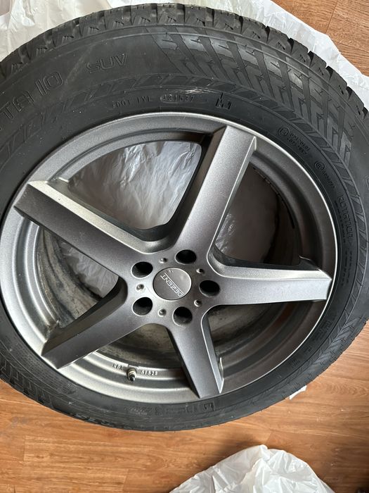 Jante aliaj R18 cu anvelope iarnă cu ținte