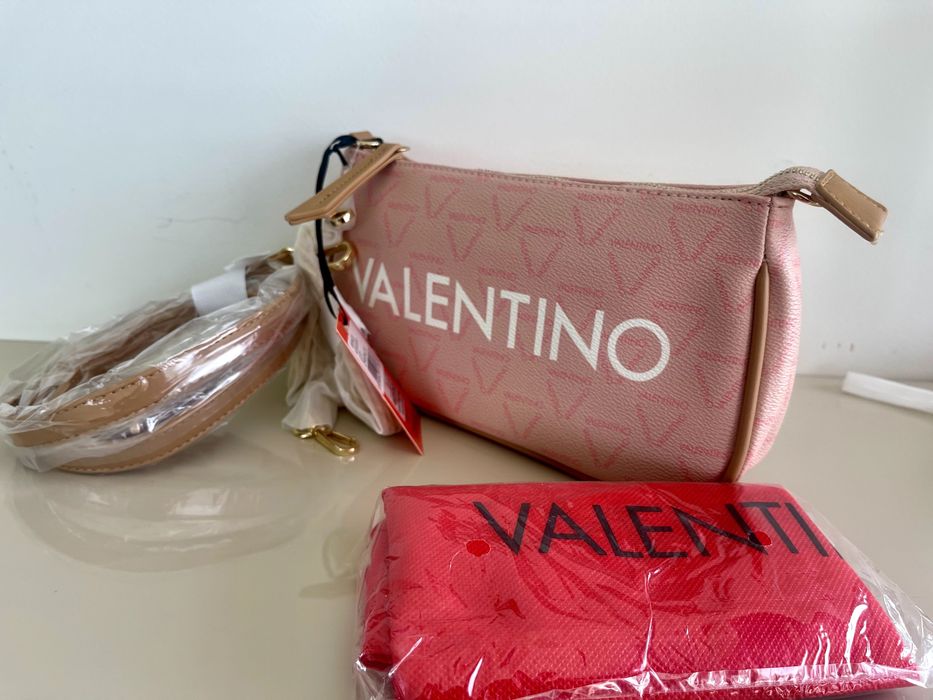 Valentino by Mario Valentino малка дамска чанта LIUTO - розова