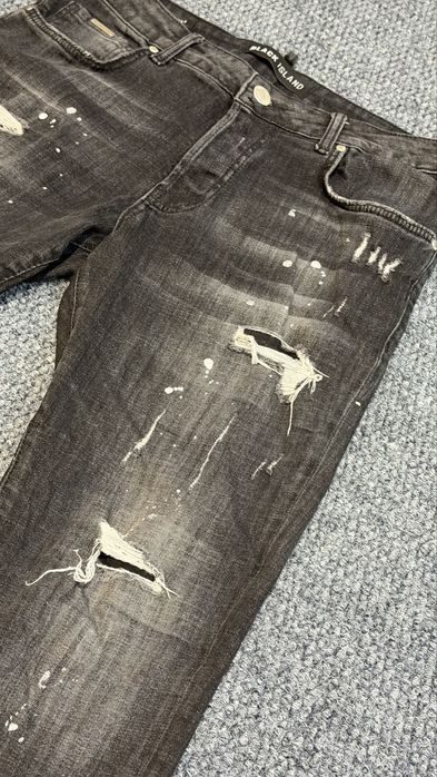 Black Island Capsule черни дънки