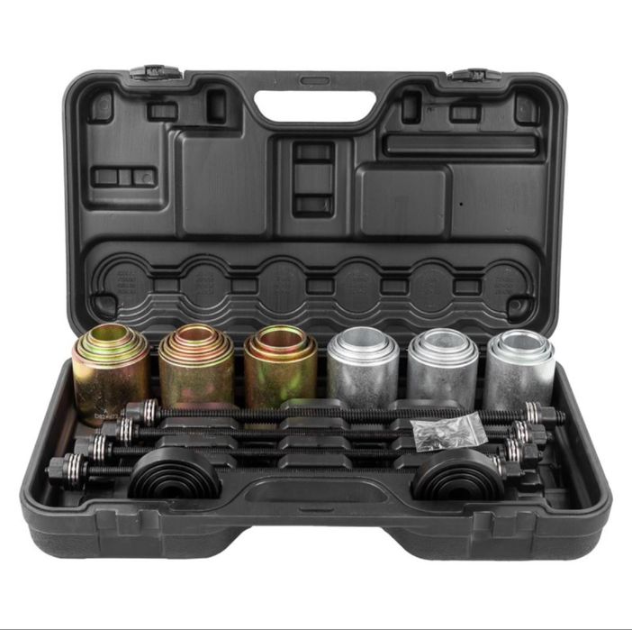 Комплект за набиване и избиване на селенови втулки 26 части ROCKFORCE