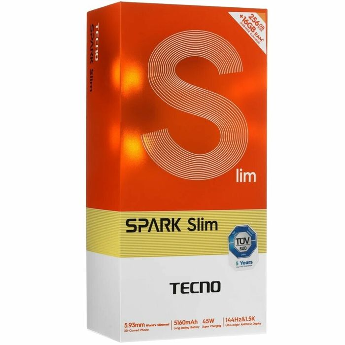 Tecno Spark Slim  8/256 белый