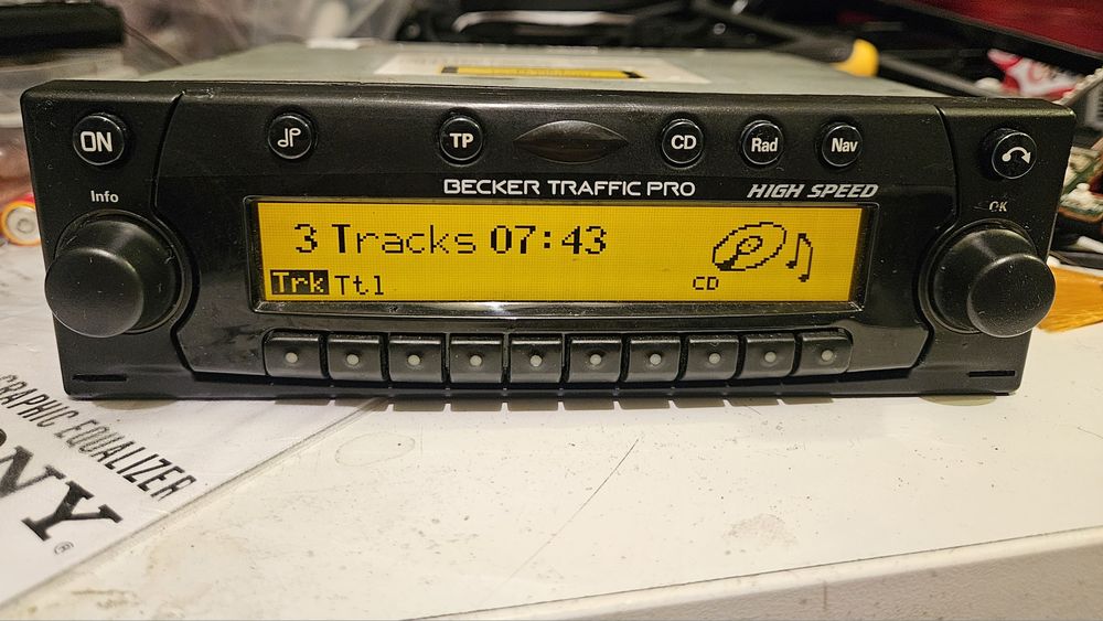 Radio CD Navigation Becker Trafic Mercedes Retro