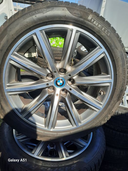 Ляти джанти с гуми за БМВ 5×112,18цола