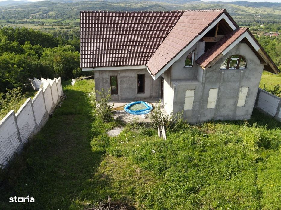 Vând casă în construcție, 303 mp construiți, Măgura D+P+M, jud. Buzău