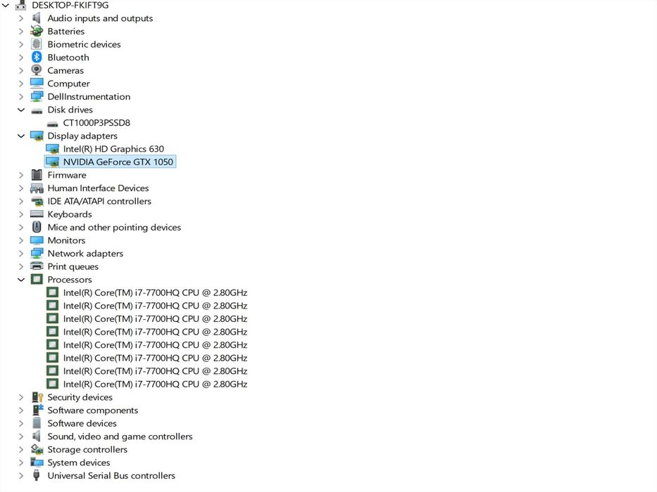 Лаптоп Dell XPS 15 9560 - 15.6" 4K Touch -i7-7700HQ /RAM 32GB/1050 4GB