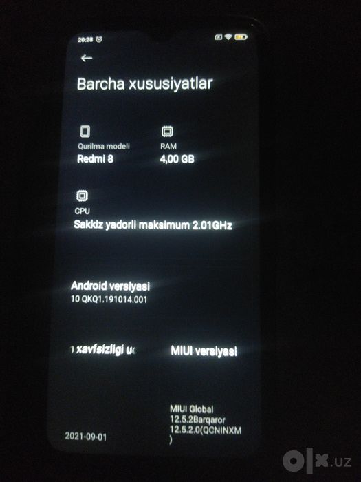 Redmi 8 sotiladi õzim ishlatganman siroshni sotiladi  pul kere