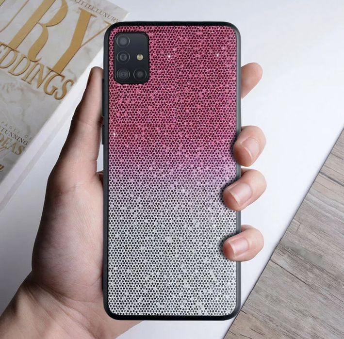 Husa cu sclipici in degrade pt. Samsung Galaxy A51 / J6 Plus / J6+