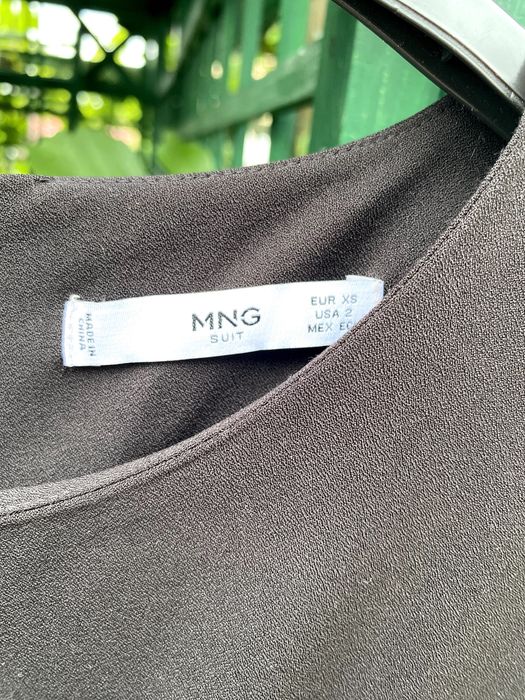 Rochie Mango (MNG Suit), neagră, cu funda in talie, mărimea XS, noua