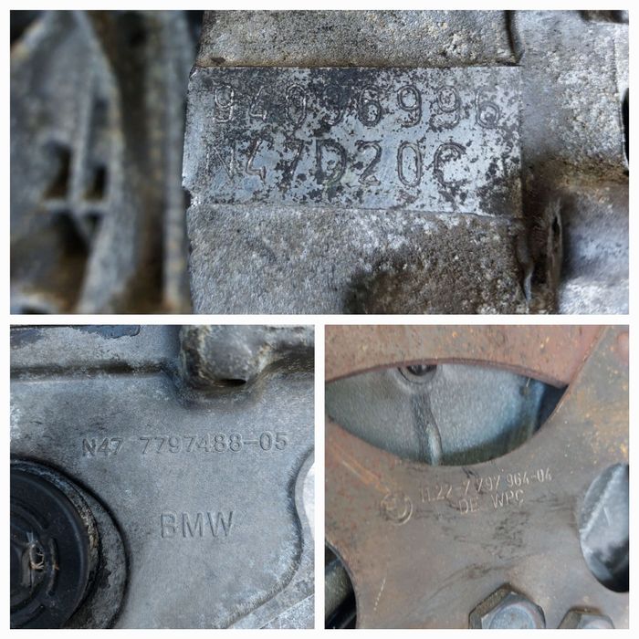 motor N47D20C chiuloasa condensator pompa injectie punte bmw 3 e90 lci