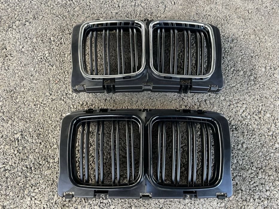 Решетка радиатора черная BMW E34