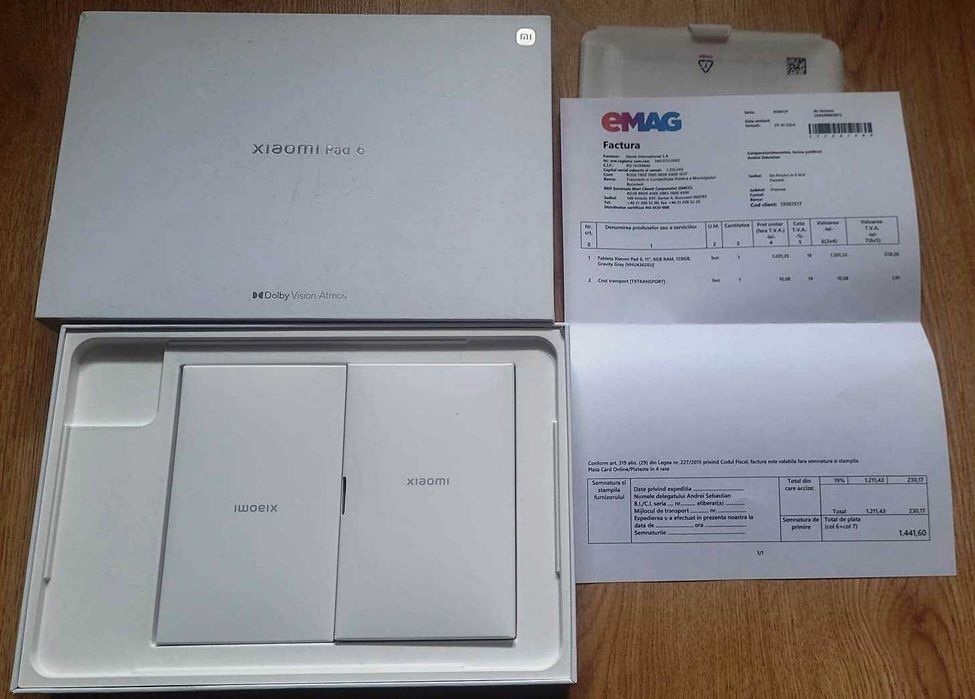 IEFTIN (ca noua, cu garantie) - Tableta XIAOMI PAD 6 + BONUS